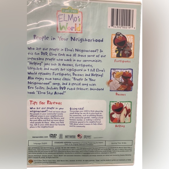 Lot of 5 Sesame Street DVDs - Picture 9 of 12